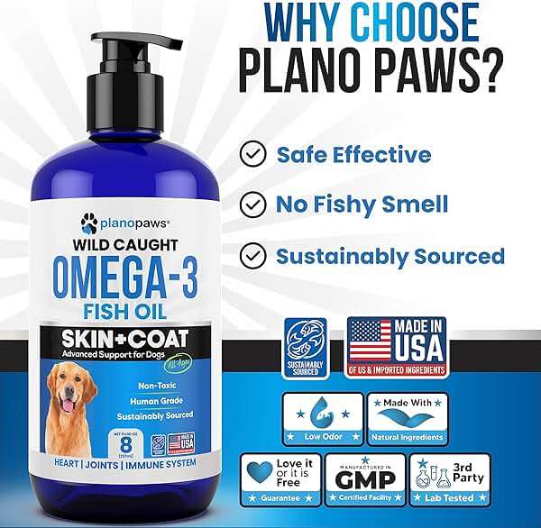 Omega 3 Fish Oil for Dogs - Better Than Salmon Oil - Dog Fish Oil Supplement to Reduce Shedding & Itching - Supports Joints, Brain, and Heart Health - Skin and Coat Supplement - Liquid Fish Oil - Image 3