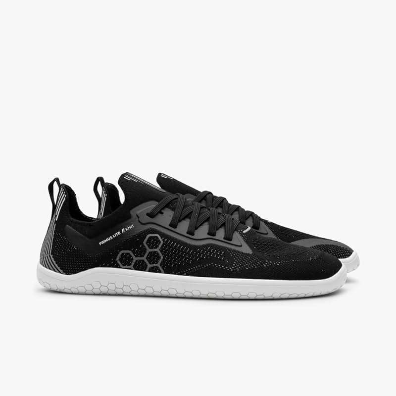 Vivobarefoot Men's Primus Lite Knit Running Shoe, Obsidian, 8 - Image 4