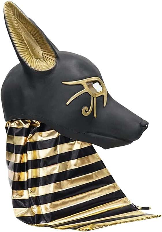EraSpooky Anubis Adult Mask Egypt The Jackal God Costume Accessories - Image 3