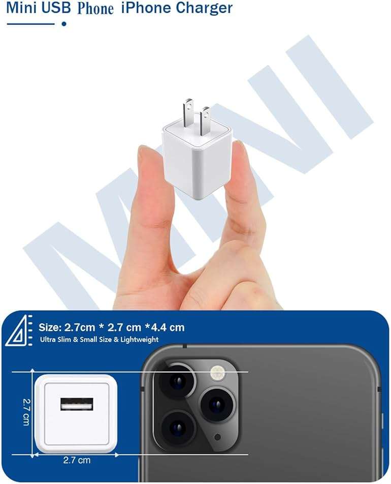 iPhone Charger,Long 6FT iPhone Charger 2Pack i Phone Cord 6feet USB to Lightning Cable Quick Fast Charging Data Sync Cord USB Wall Charge Block Adapter for I Phone14/13/12/11/XS/XR/X/8/7/5/SE2022/iPad - Image 4