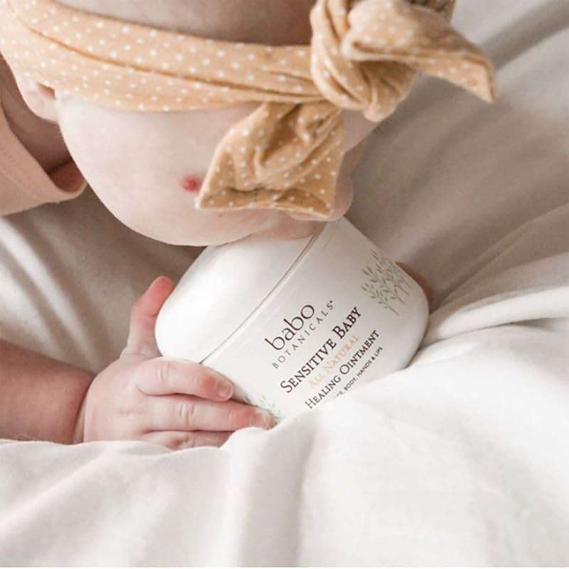 BABO Botanicals Sensitive Baby Fragrance-Free All Natural Healing Ointment - 99% Organic & 1% Colloidal Oat - Steroid-Free - NSF Certified - for Eczema, Irritated/Itchy Skin - Face, Body, Diaper Area - Image 10