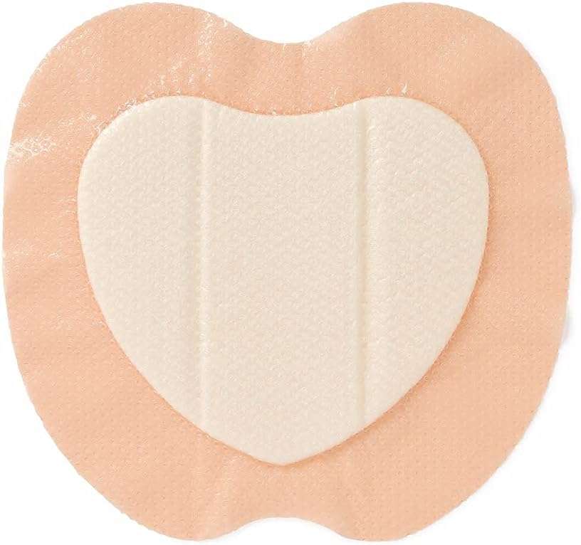 Medline Optifoam Gentle EX Bordered Foam Adhesive Dressing, 7" x 7" Sacral (5 Count) - Image 3