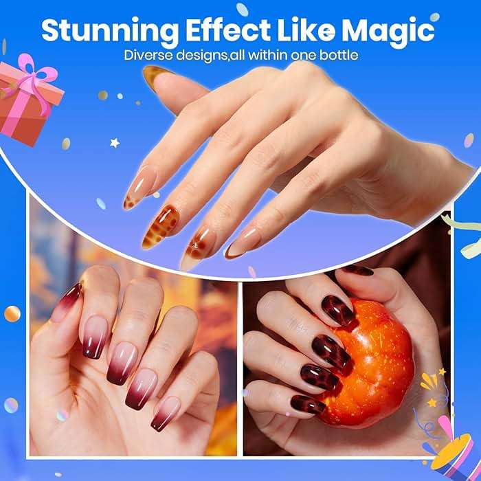 Beetles Blooming Gel 15ml Clear Uv Led Aura Nails Gel Polish for Spreading Effect Marble Natural Stone Watercolor Floral Print Soak Off Diy Nail Art Design Manicure Gift for Women - Image 2