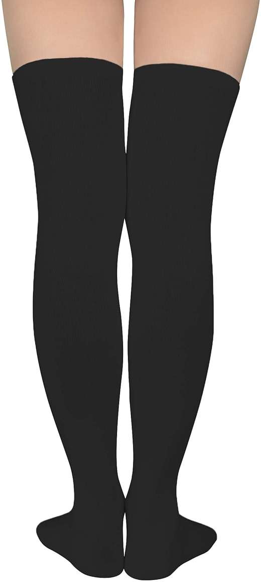 American Trends Striped Knee High Socks for Women Thigh High Socks Long Leg Warmers - Image 3
