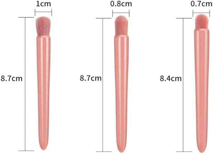 Easy-taken Travel Makeup Brush Set, COSHINE 5pcs Mini Complete Function Cosmetic Brushes Kit (5pcs with mirror) - Image 5