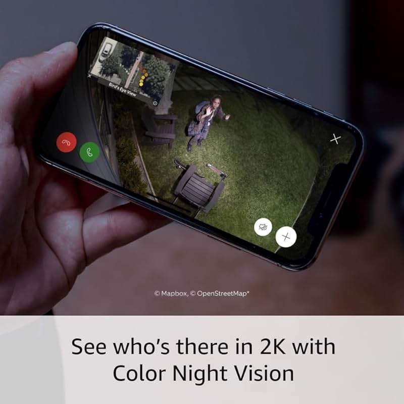 Ring Spotlight Cam Pro, Battery, Home or business security, Retinal 2K Video, Color Night Vision and Two-Way Talk with Audio+, White - Image 3