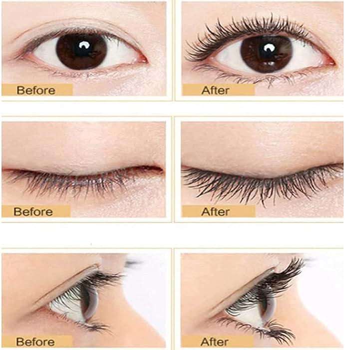 Venicare 4D Silk Fiber Lash Mascara Liquid Extension Makeup Eye Lash Kit Luxuriously Longer Thicker Voluminous Eyelashes Waterproof Smudge-proof Natural No Clumping Smudging Lasting All Day 2 Pack - Image 4