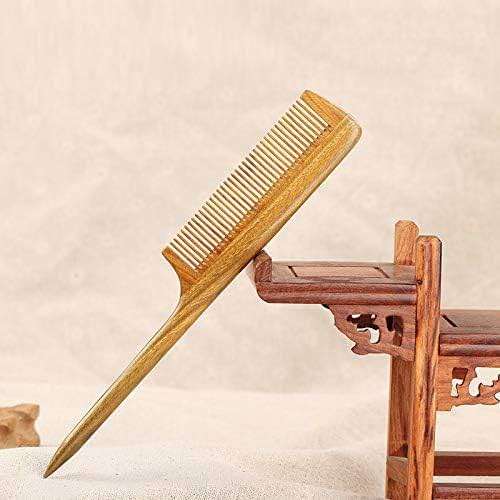 LWBTOSEE Anti-Static Natural Sandalwood Combs Portable Hair Salon Wood Comb Rat Tail Brush Hairdressing Styling Tool Hair Care Hair Comb - Image 7