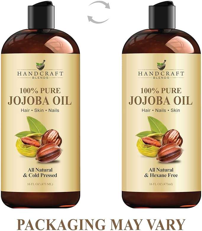 Handcraft Blends Jojoba Oil | 100% Pure and Natural | Ayurvedic Skin Care | Premium Grade Carrier Oil | Face | Skin | Hair | Massage | Cold-Pressed | Hexane-Free | 16 Fl Oz - Image 4