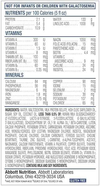 Similac 360 Total Care Sensitive Infant Formula for Fussiness & Gas Due to Lactose Sensitivity, Has 5 HMO Prebiotics, Liquid Baby Formula, Ready to Feed, 8-fl-oz Bottle, Pack of 24 - Image 2