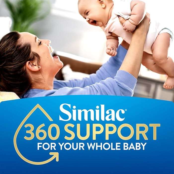 Similac 360 Total Care Infant Formula, Has 5 HMO Prebiotics, Our Closest Prebiotic Blend to Breast Milk, Non-GMO, Baby Formula, Ready to Feed, 8-fl-oz Bottle, Pack of 24 - Image 5