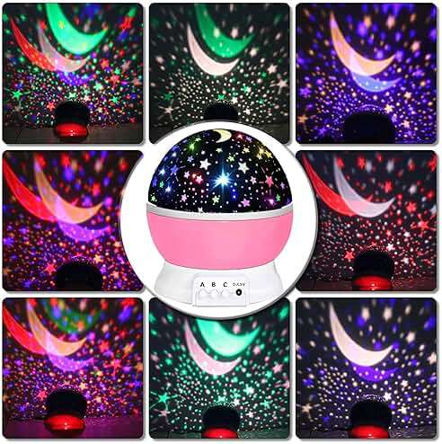 Toys for 1-10 Year Old Girls,Star Projector for Kids 2-9 Year Old Girl Gift Toy for 3-8 Year Old Girls Christmas Gift for 4-7 Year Old Boys Birthday Gift Stocking Stuffers for Kids - Image 2