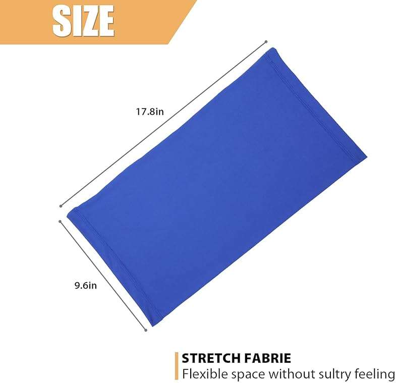 Neck Gaiter Bandana Face Mask: Sun Cooling Scarf Gator Cover Head for Men Women - Image 7