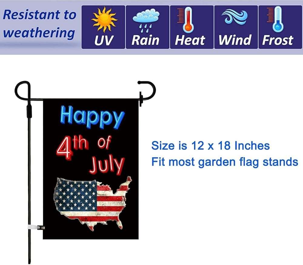CDLong Seasonal Garden Flag Set of 12 Double Sided 12 x 18 Inch Yard Flag, Small garden flags for outside, Christmas Spring Seasonal Flag for Outdoor Holiday Decorations - Image 3