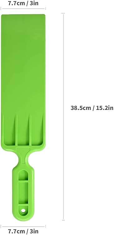 NEWISHTOOL Long Reach Auto Bulldozer Squeegee, Mini Paddle Scrubber for Window Tint Film Installing and Vehicle Windshield/Rear Window Glass Cleaning, 1 PC Bulldozer Tint Tool and 3 PCS Scrub Pads - Image 2