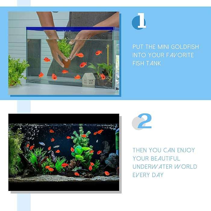 Yookeer 36 Pcs Miniature Fake Goldfish Toys Plastic Mini Realistic Koi Fish Little Resin Figurines Small Artificial Cute Aquarium Decorations for Games Party Crafts DIY Garden Favor Supplies Ornament - Image 5