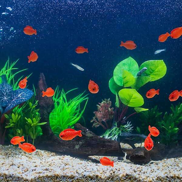 Yookeer 36 Pcs Miniature Fake Goldfish Toys Plastic Mini Realistic Koi Fish Little Resin Figurines Small Artificial Cute Aquarium Decorations for Games Party Crafts DIY Garden Favor Supplies Ornament - Image 6