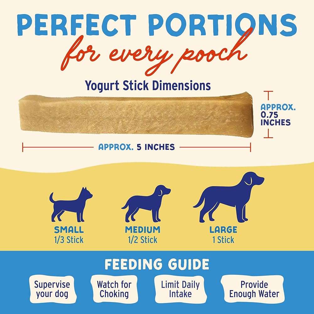 Himalayan Dog Chew Yogurt Sticks, Plain Flavored, Dog Treats With Prebiotics, Probiotics & Protein, Digestive Support, Lactose & Gluten Free, Natural Dog Treat for All Breeds, Made in America, 5 Count - Image 6
