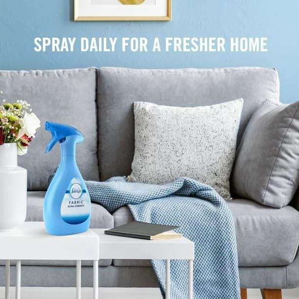 Febreze Fabric Refresher Value Pack, Pet Odor Eliminator and Extra Strength Fabric Deodorizer, 27 Fl Oz, Pack of 2 - Image 7