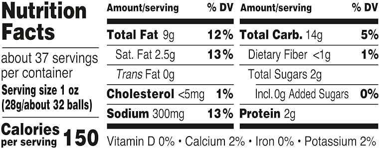 Utz Cheese Balls Barrel, Tasty Snack Baked with Real Cheddar Cheese, Delightfully Poppable Party Snack, Gluten, Cholesterol and Trans-Fat Free, Kosher Certified, 36.5 Oz - Image 2