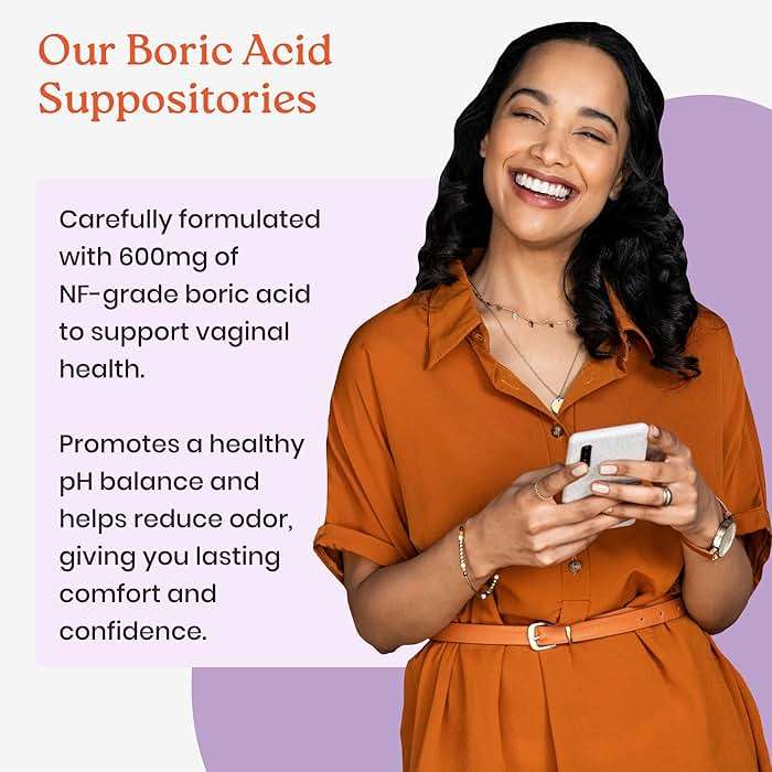 NewLife Naturals Boric Acid Suppositories for Women – 600mg NF Grade Boric Acid Powder, Vaginal Odor & pH Balance, Vaginal Suppositories, Made in USA, 60 Count - Image 2