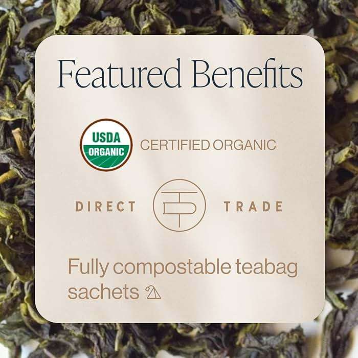 Rishi Tea Earl Japanese Green Tea with Bergamot - Organic & Low Caffeine Sachet Bags - 15 Count (Pack of 1) - Image 2