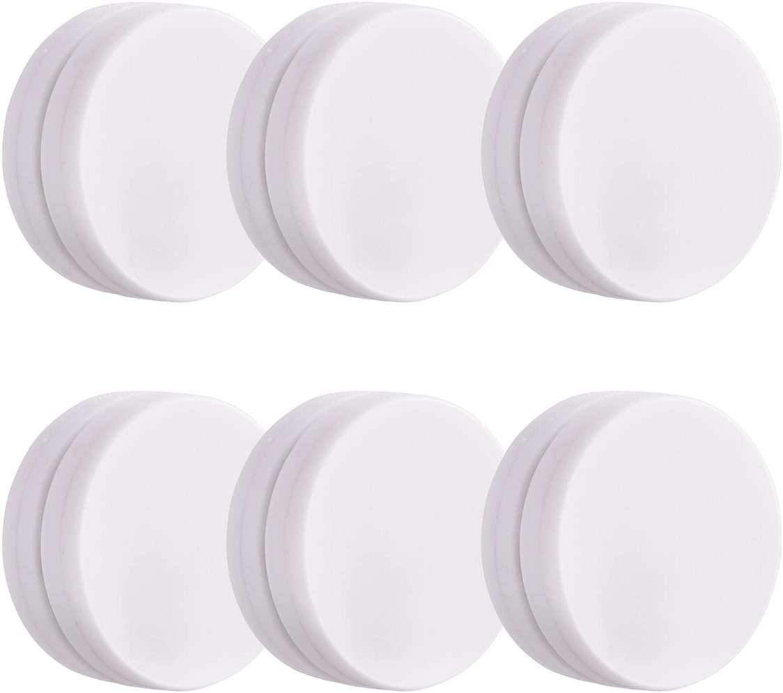 LEVOSHUA Magnetic Shower Curtain Weights, Rubber Covered Heavy Duty Weights, Prevent Curtain Liner from Blowing Around, Work for Drapery, Tablecloth, Flag, Outdoor Curtain 4 Pairs(Pack of 8) - Image 1