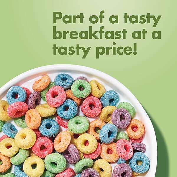 Malt-O-Meal Tootie Fruities Breakfast Cereal for Kids, Colorful and Fruity, Family Size, 23 oz Resealable Bag - Image 6