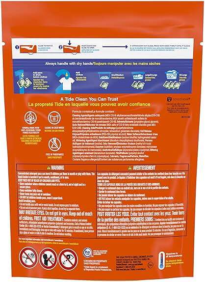 Tide PODS Laundry Detergent Soap Pods, Spring Meadow, 37 Count (Pack of 3 Bag Value Pack), Total 111 Count, HE Compatible - Image 3