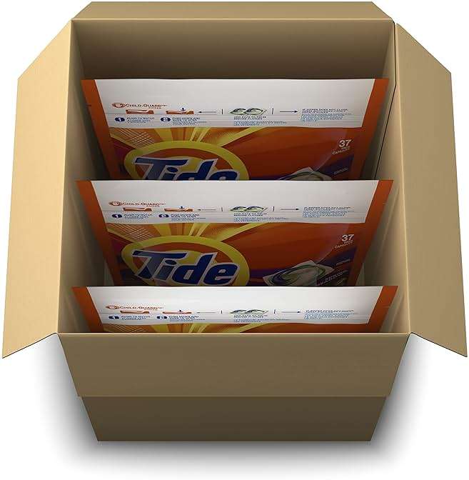 Tide PODS Laundry Detergent Soap Pods, Spring Meadow, 37 Count (Pack of 3 Bag Value Pack), Total 111 Count, HE Compatible - Image 4