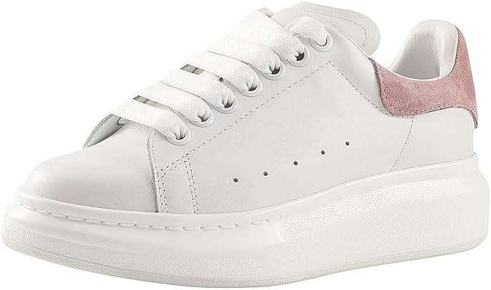 mengchengying Women’s Clatform Platform Shoes with Low-Top Lace-Up - Image 3