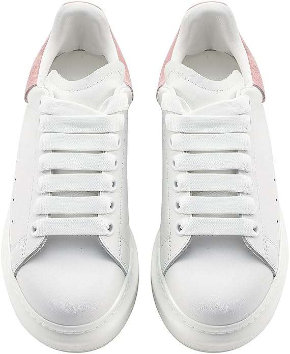 mengchengying Women’s Clatform Platform Shoes with Low-Top Lace-Up - Image 5