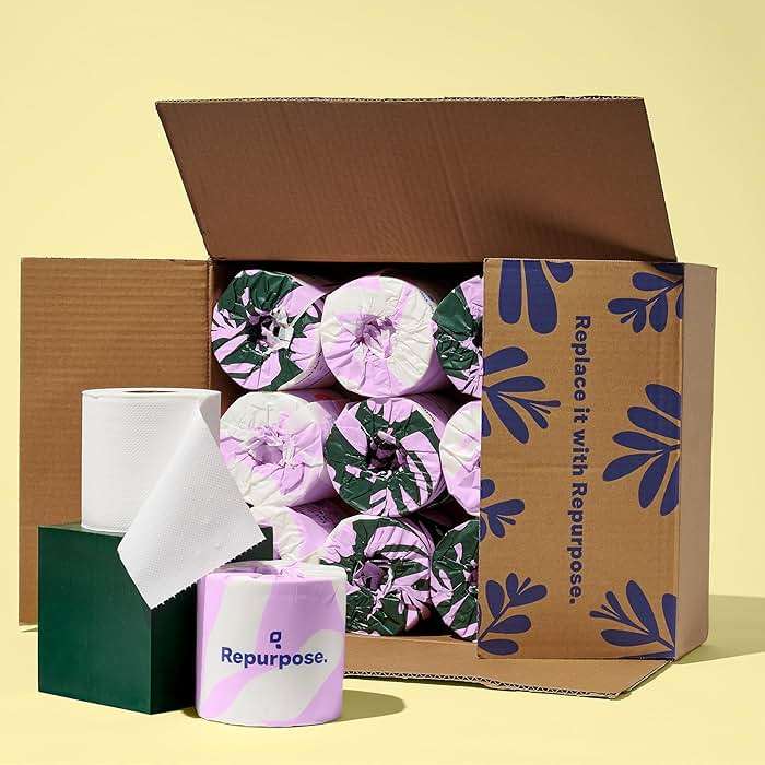 Repurpose 100% Bamboo Toilet Paper, 3-Ply, Tree-Free, Plastic-Free, FSC Certified, Septic Safe, Fast Dissolving, RV-Friendly, 12 Rolls (300 Sheets/Roll), No Fragrance/Dyes - Image 7