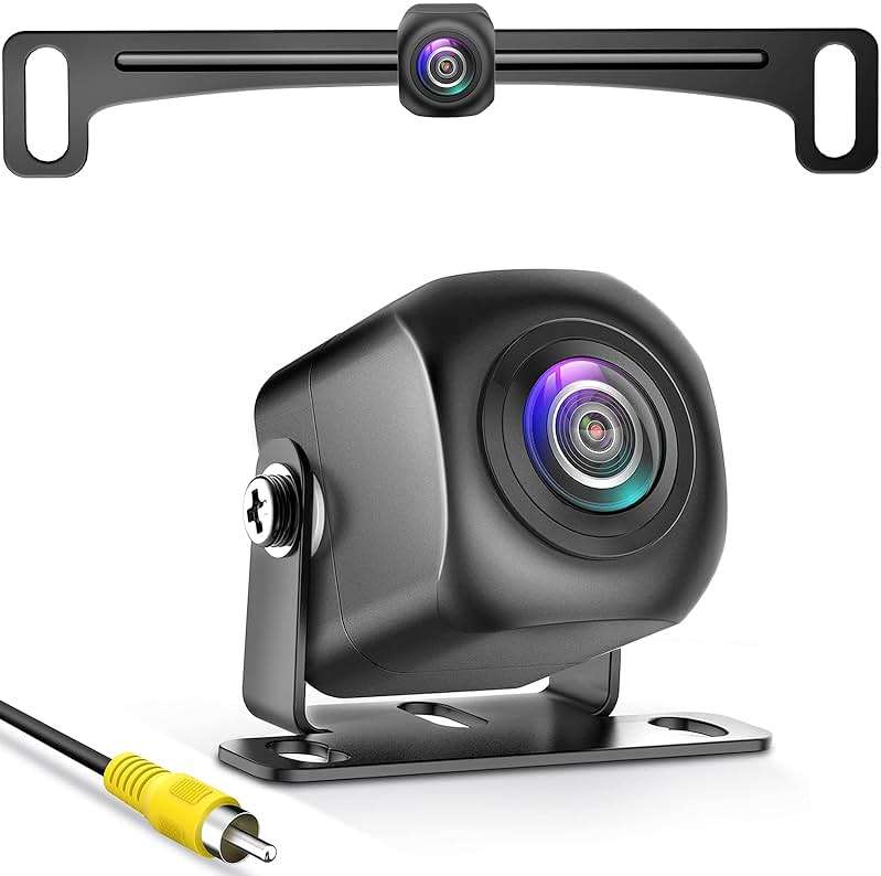 PixelMan Backup Camera,AHD 1080P Metal 170 Degree Wide Angle Rearview Reversing Camera,PMD2A-S Clear Night Vision IP69 Waterproof Reverse Rear View Camera for Car Vehicle SUV RV - Image 1