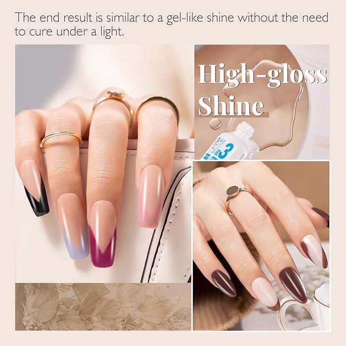 Beetles Dip Powder Liquid Set, 2 in 1 Dip Base & Top Coat with Activator, 2 Pcs 0.51 Fl Oz Each Dipping Liquid Kit for French Dip Nails, Summer Manicure Gift for Women - Image 4