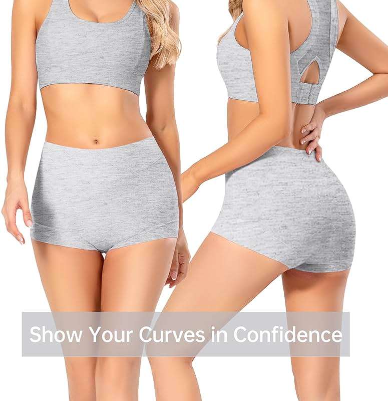 Migbean Boy Shorts Underwear for Women - Boxers for Women, Women's Cotton Underwear Boyshorts - Image 5