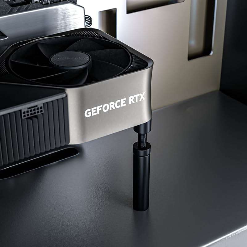 Graphics Card GPU Brace Support, Video Card Sag Holder Bracket, GPU Stand (L, 74-120mm) - Image 5