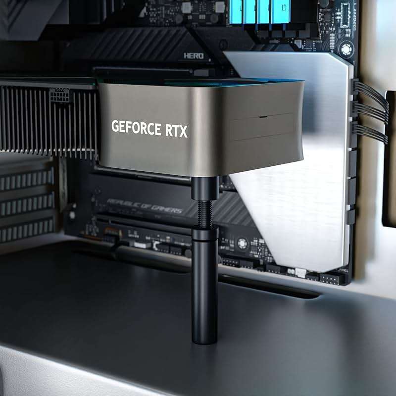 Graphics Card GPU Brace Support, Video Card Sag Holder Bracket, GPU Stand (L, 74-120mm) - Image 6