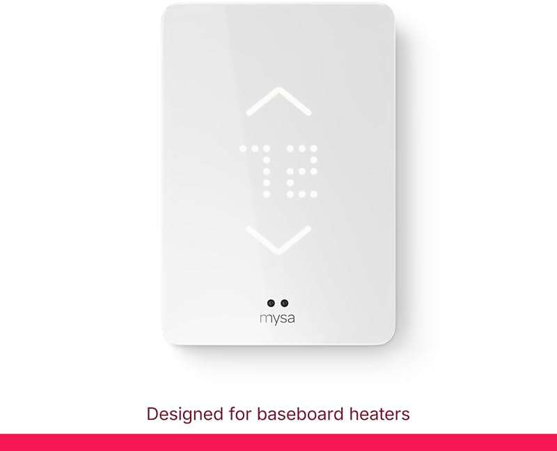 Mysa Smart Thermostat for Electric Baseboard Heaters 240V | Remote Control with 100% Free APP | Easy Install | HomeKit, Alexa, Google Home | Wi-Fi Programmable | Temp. & Humidity Alerts - Image 3