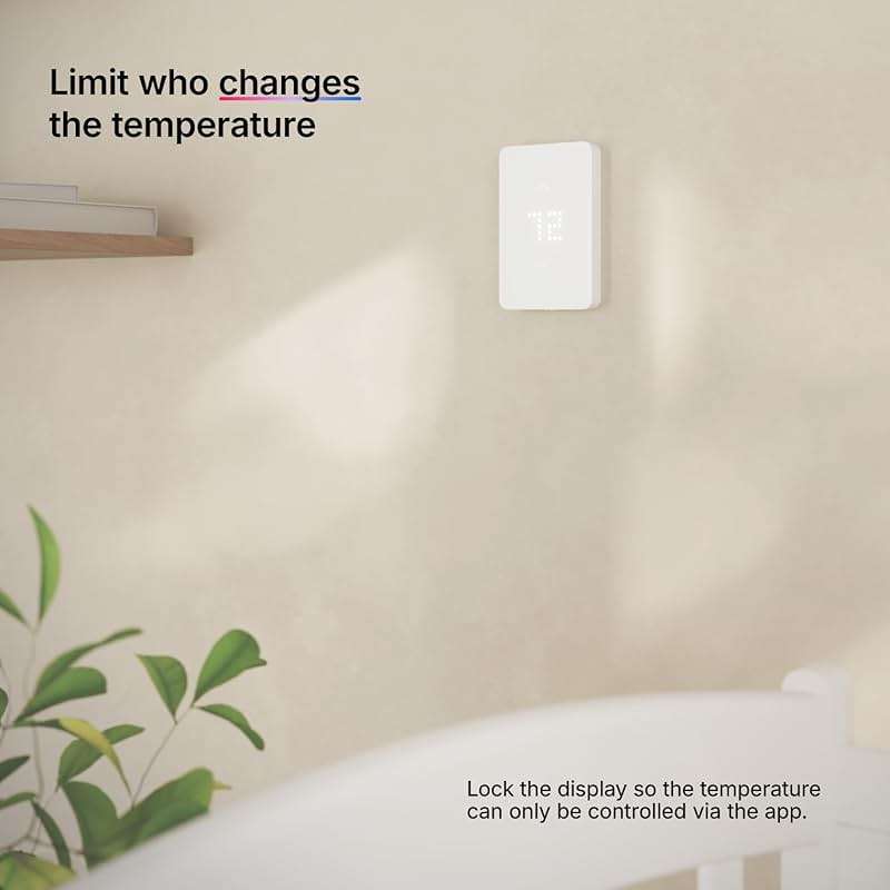 Mysa Smart Thermostat for Electric Baseboard Heaters 240V | Remote Control with 100% Free APP | Easy Install | HomeKit, Alexa, Google Home | Wi-Fi Programmable | Temp. & Humidity Alerts - Image 6