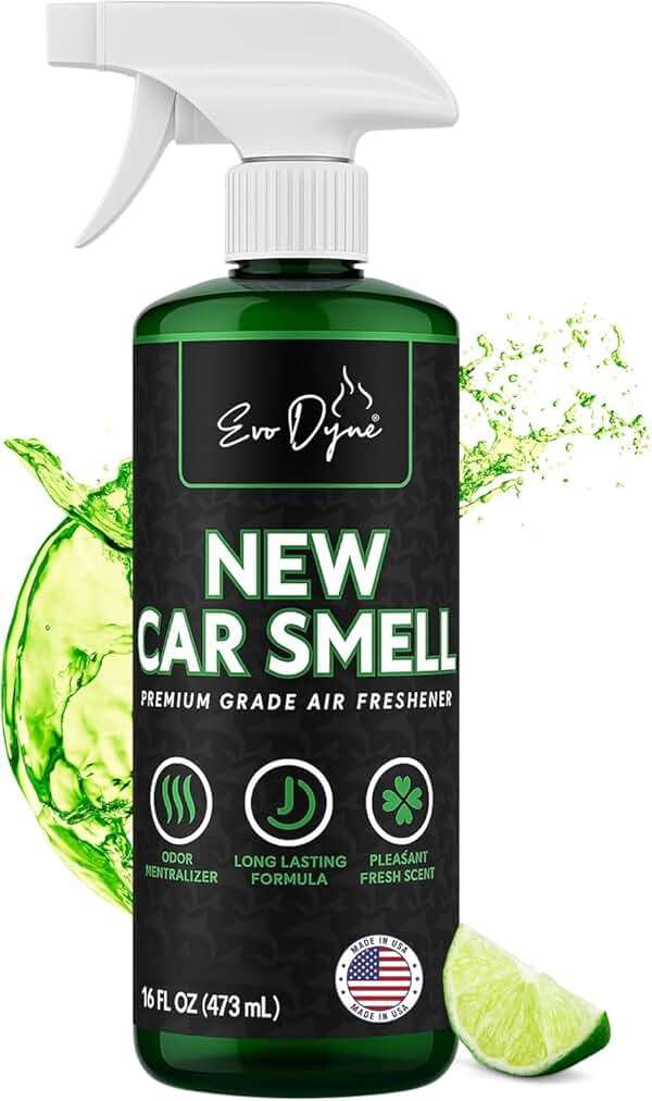 New Car Smell Spray (16oz) – Long Lasting Air Freshener for Cars, Eliminates Odors, Fresh New Car Scent Like Dealership Finish, Made in USA - Image 1
