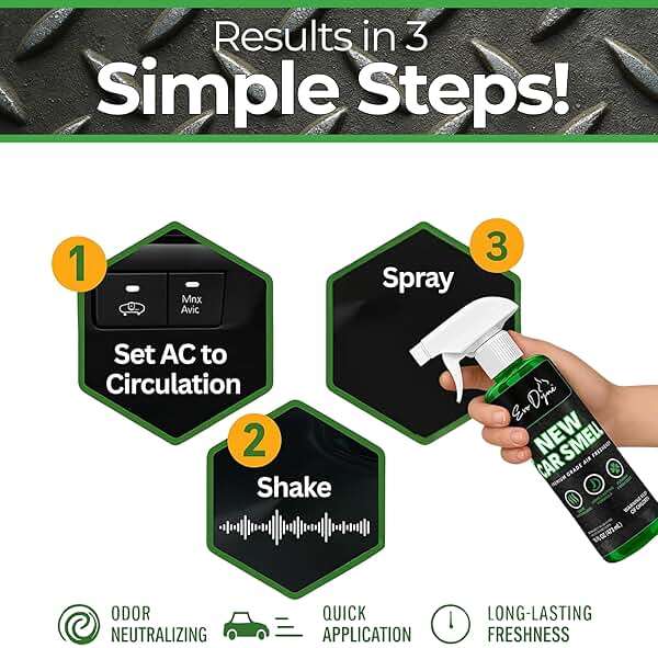 New Car Smell Spray (16oz) – Long Lasting Air Freshener for Cars, Eliminates Odors, Fresh New Car Scent Like Dealership Finish, Made in USA - Image 3