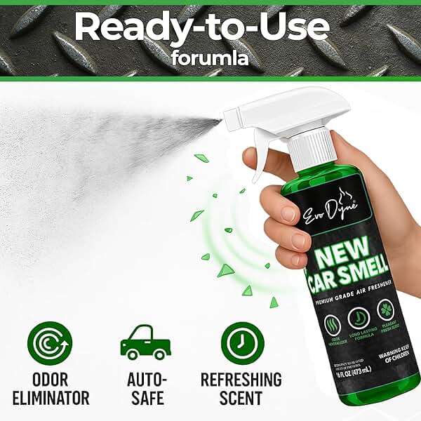 New Car Smell Spray (16oz) – Long Lasting Air Freshener for Cars, Eliminates Odors, Fresh New Car Scent Like Dealership Finish, Made in USA - Image 5