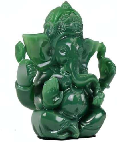 Seyee-bro Lord Ganesha Statues - Ganesh Idol Figurine - Elephant God Buddha Sculpture for Home Car Decor Tabletop Statue - Image 9