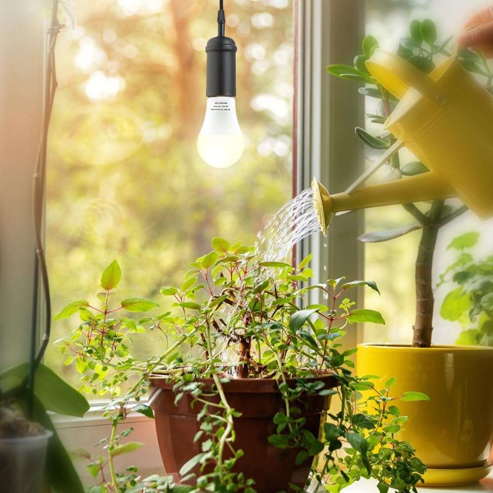 mfxmf 2 Pack LED Grow Light Bulbs A19 Bulb, Full Spectrum Plant Light Bulb, 9W E26 Grow Bulb Replace up to 80W, Grow Light for Indoor Plants, Flowers, Greenhouse, Indore Garden, Hydroponic - Image 2