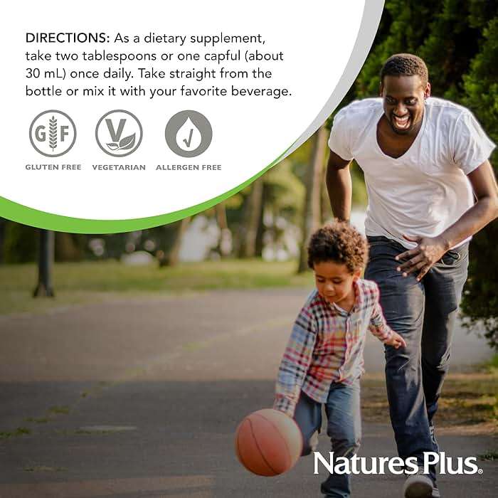 NaturesPlus Source of Life GOLD Multivitamin Liquid 30 oz - Supports Energy Production, Healthy Immune System & Well-Being - Includes Vitamins D3, B12, K2 & Over 120 Whole Food Nutrients - 30 Servings - Image 6