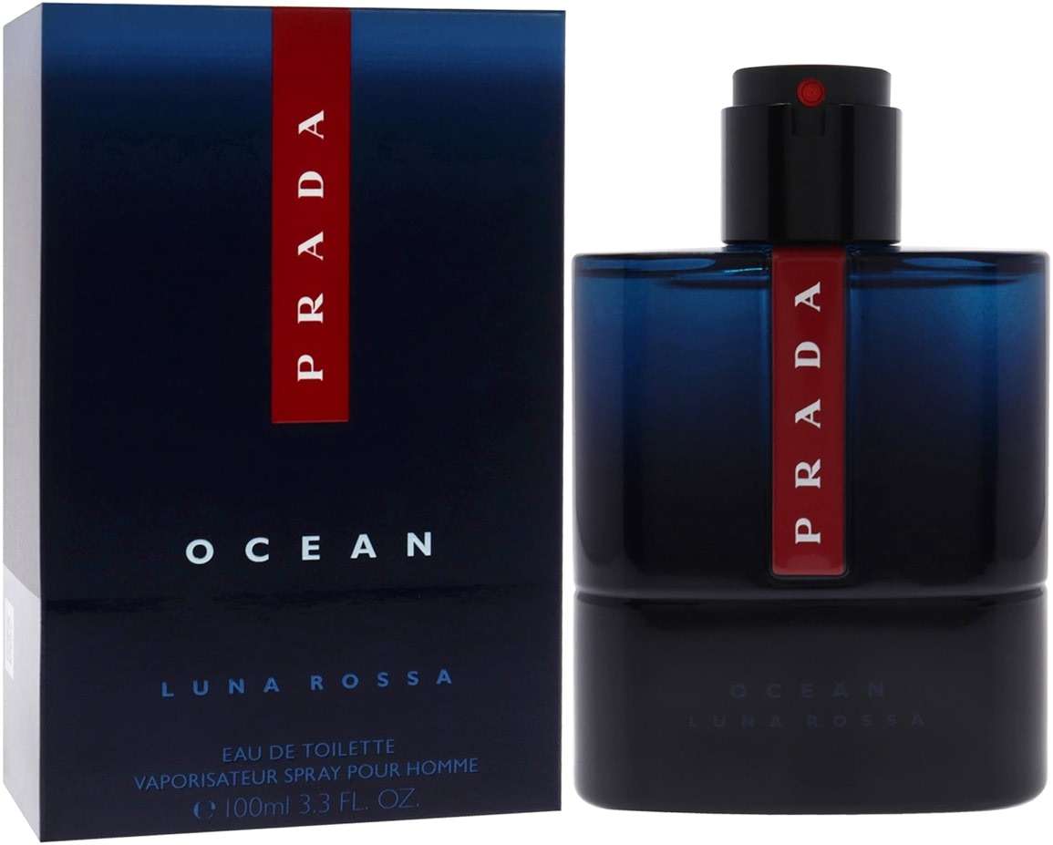 Prada Luna Rossa Ocean Eau De Toilette Spray for Men, 3.4 Ounce - Image 3
