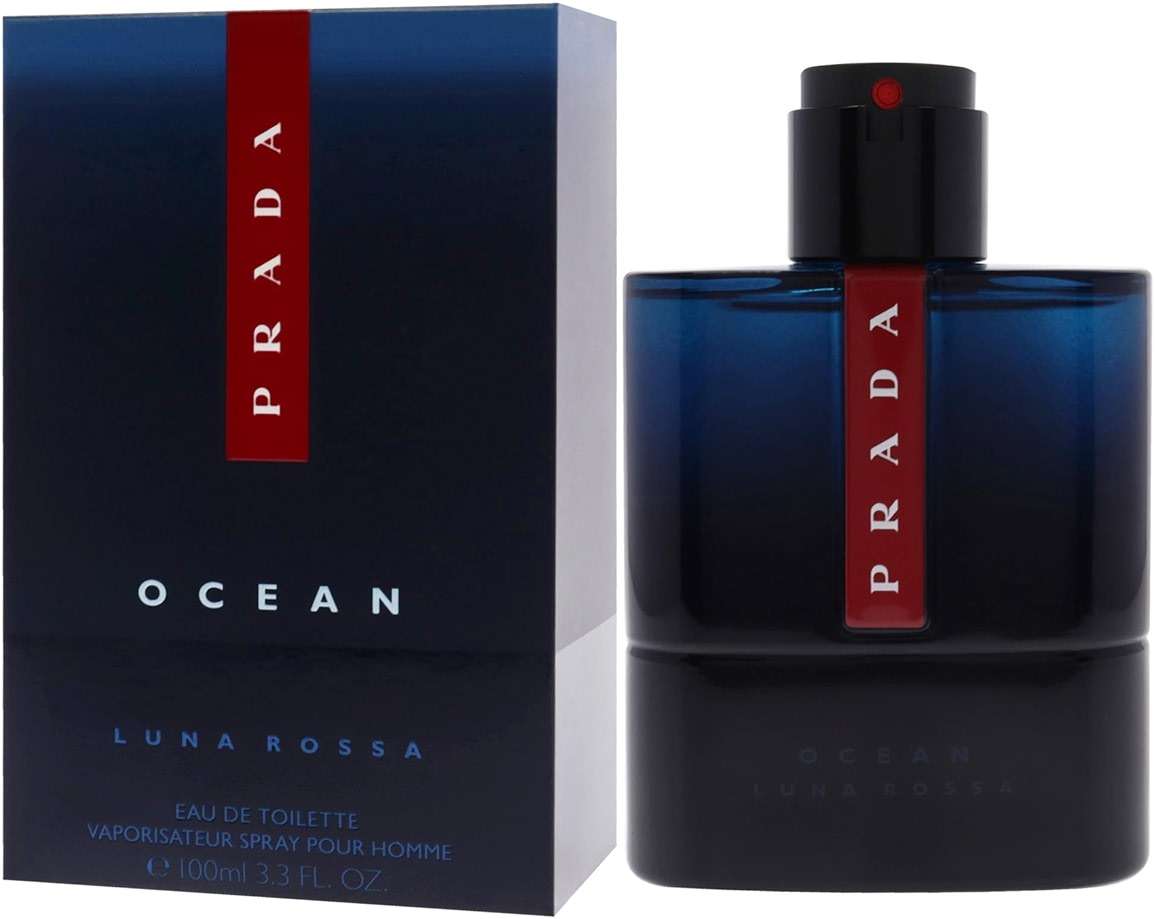 Prada Luna Rossa Ocean Eau De Toilette Spray for Men, 3.4 Ounce - Image 4