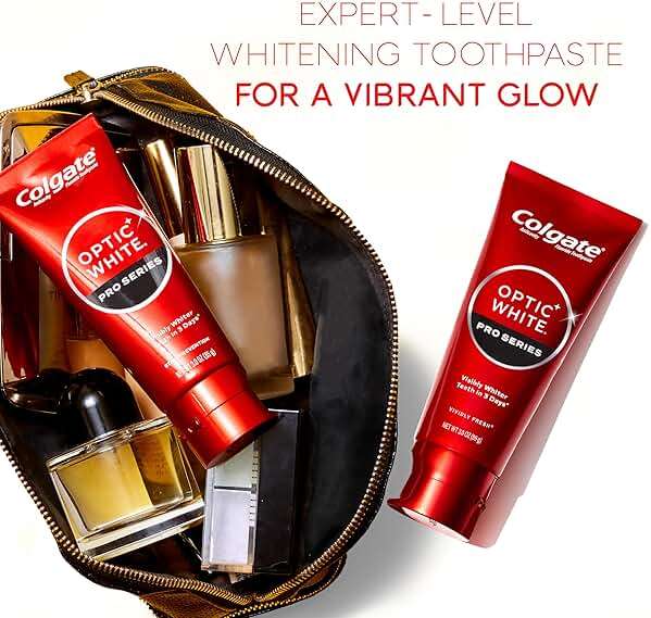Colgate Optic White Pro Series Stain Prevention Hydrogen Peroxide Toothpaste, Teeth Whitening Toothpaste, Effectively Removes Tea, Coffee, and Wine Stains, Enamel-Safe for Daily Use, 3.0 oz - Image 11