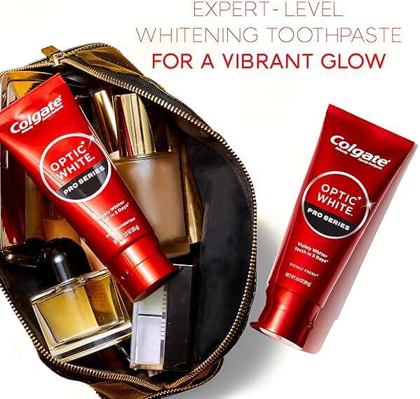 Colgate Optic White Pro Series Stain Prevention Hydrogen Peroxide Toothpaste, Teeth Whitening Toothpaste, Effectively Removes Tea, Coffee, and Wine Stains, Enamel-Safe for Daily Use, 3.0 oz - Image 9